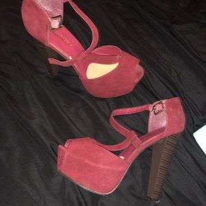 Burgundy Heels